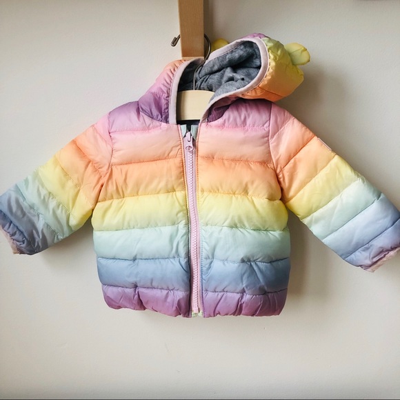 Pastel Rainbow Puffer Coat | Poshmark